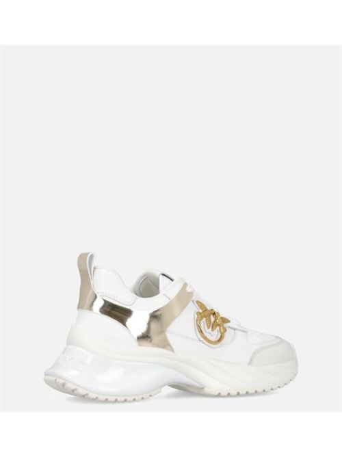 Ariel sneakers in leather effect with mirror details Pinko | SS0027P025Z1B.Z1B